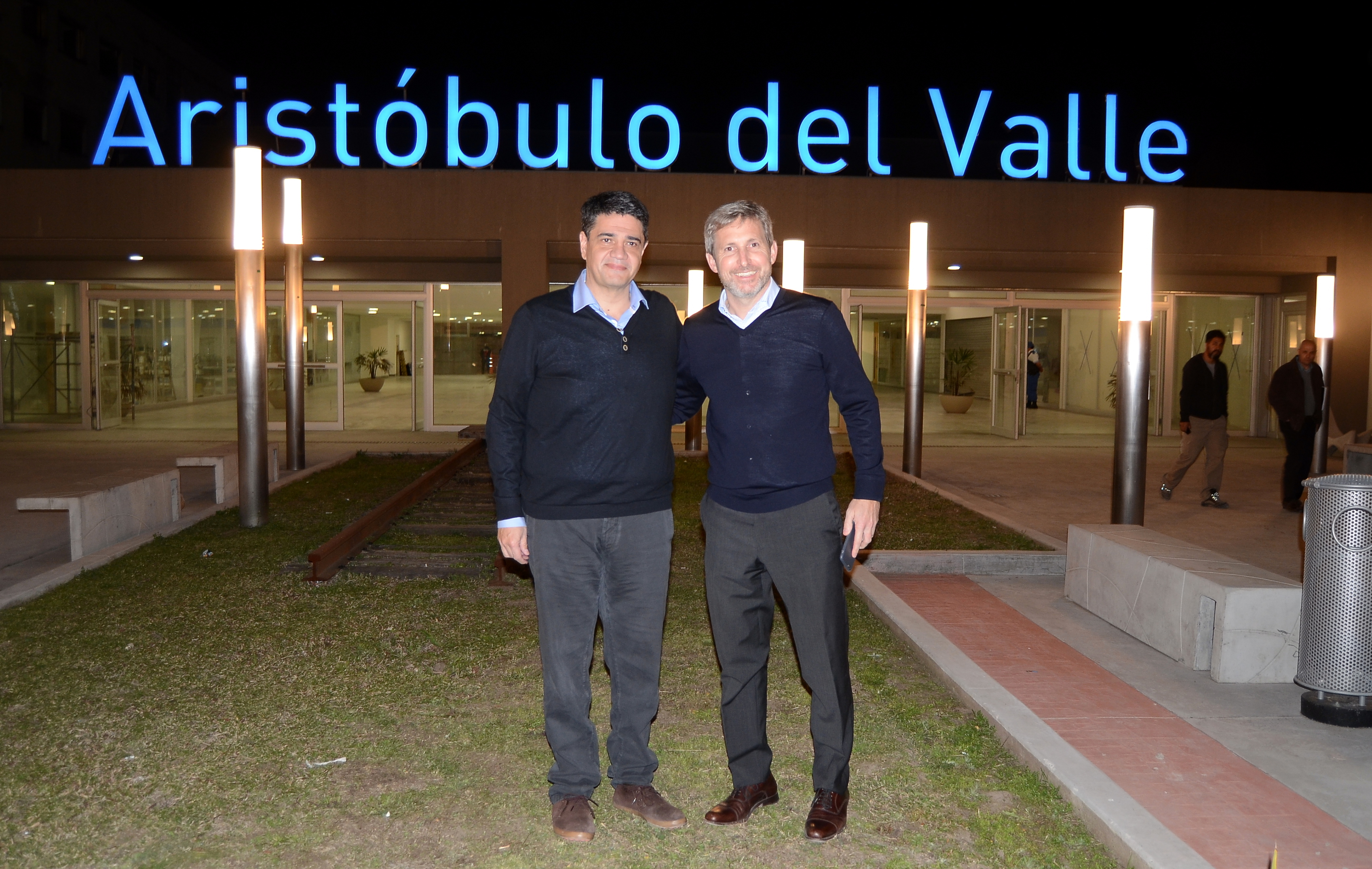  Jorge Macri y Rogelio Frigerio recorrieron las obras de la estación Aristóbulo del Valle