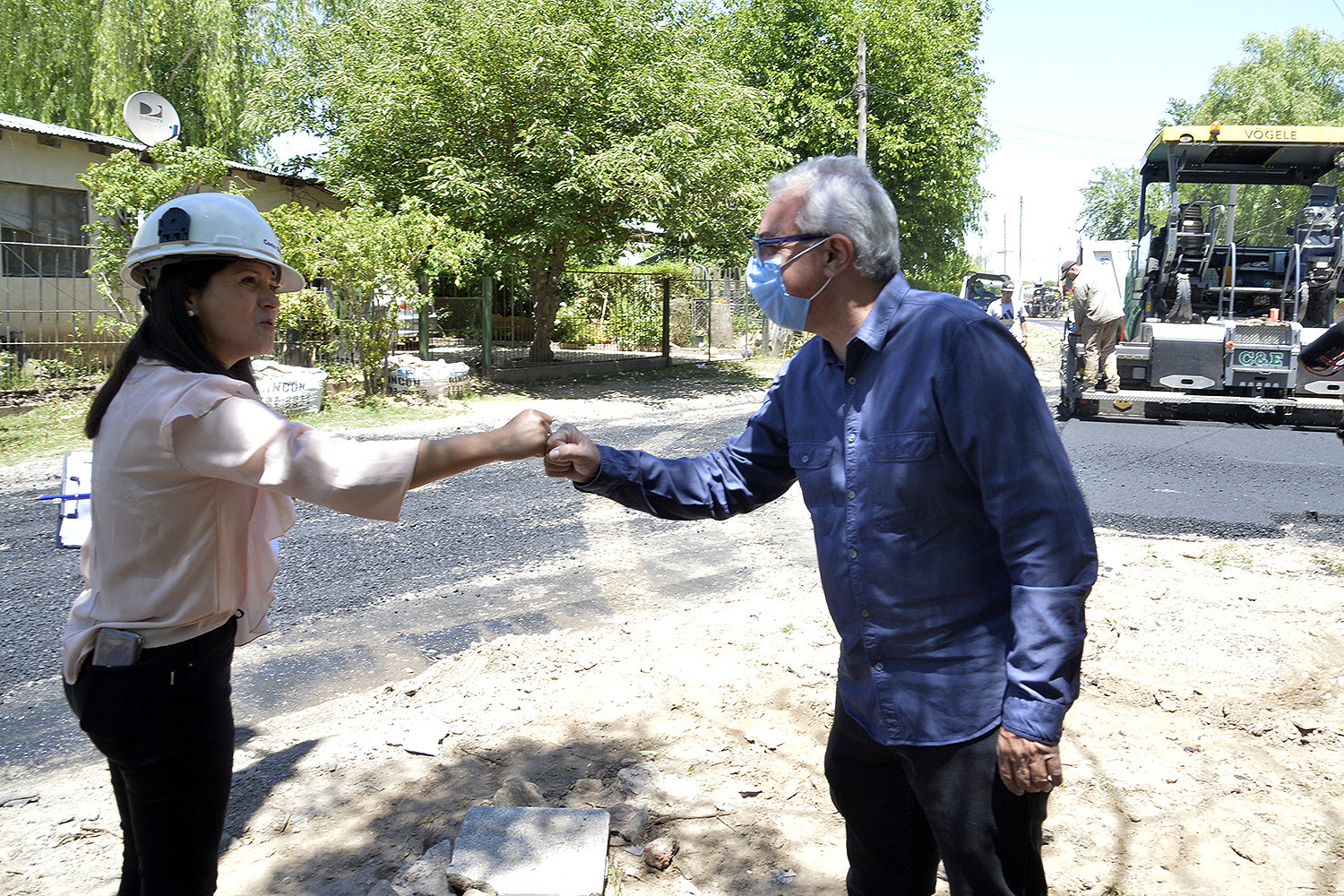  El Municipio de Tigre continúa con la pavimentación del barrio Parque Alegre