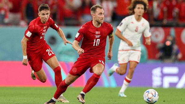  Túnez sorprendió a Dinamarca y empató 0-0