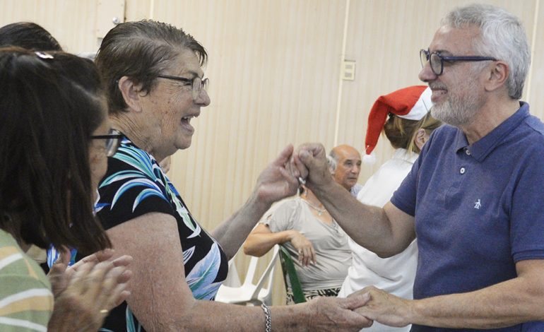  Julio Zamora acompañó el cierre de año del Centro de Jubilados