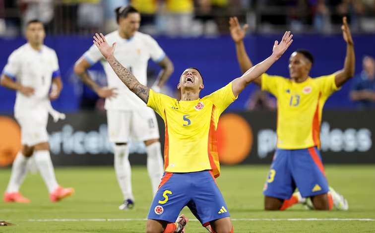  Colombia venció 1-0 a Uruguay y será el rival de la selección argentina