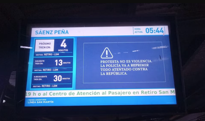 Marcha de jubilados: el Gobierno controla los accesos a CABA
