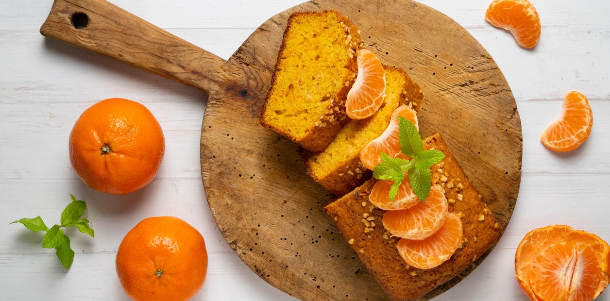 Budín de mandarina