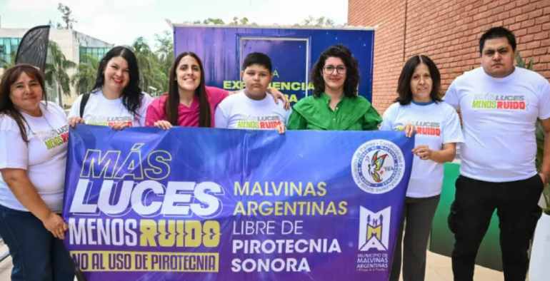  Malvinas Argentinas refuerza la campaña en contra del uso de pirotecnia sonora